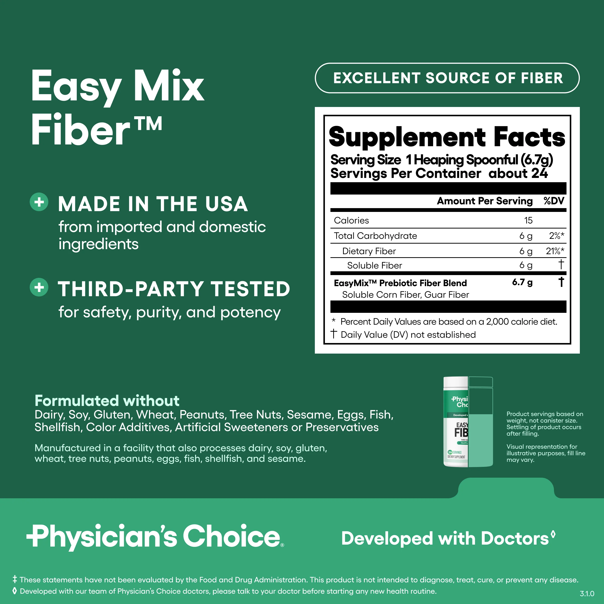 Easy Mix Fiber - Unflavored - Image 6