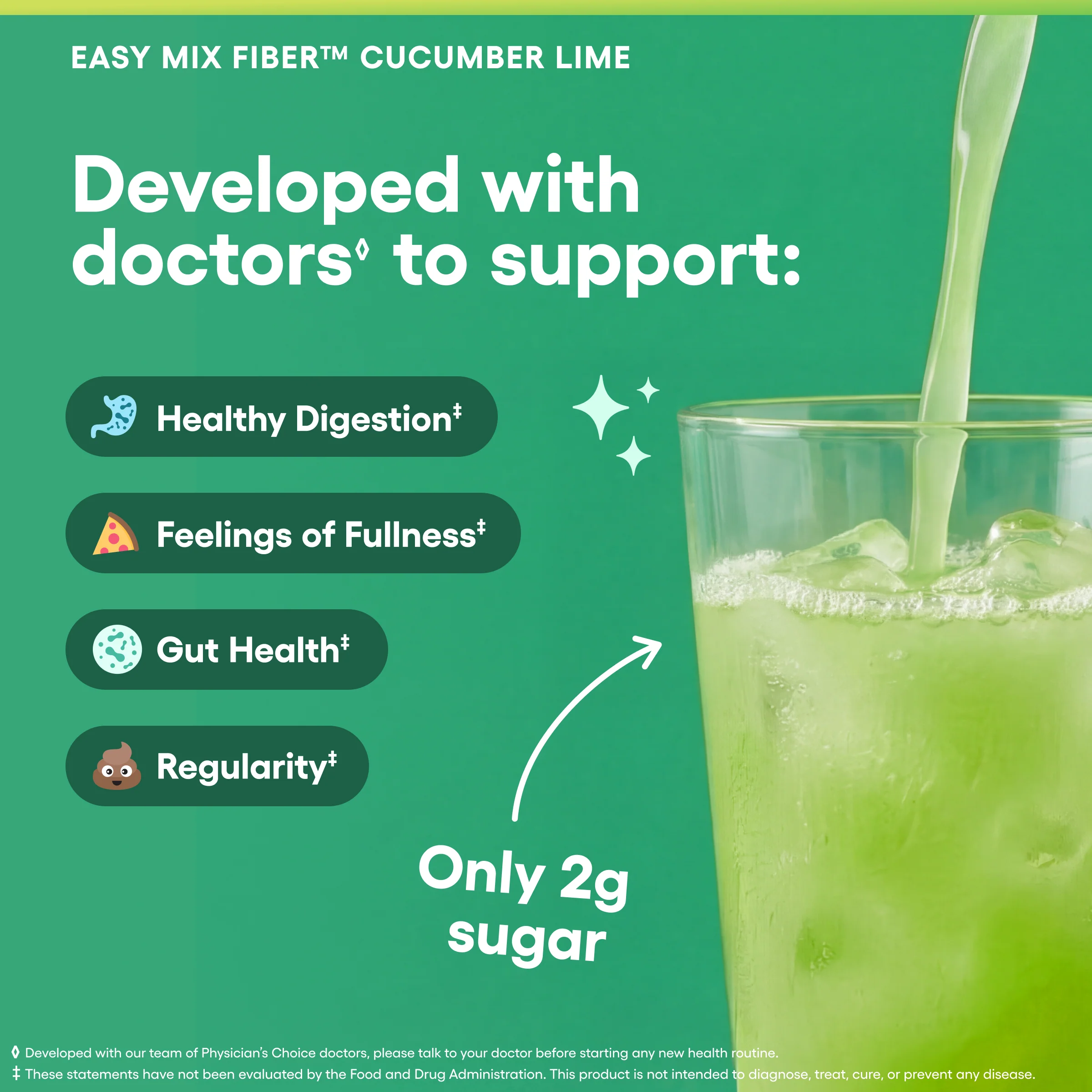 Easy Mix Fiber - Cucumber Lime - Image 3
