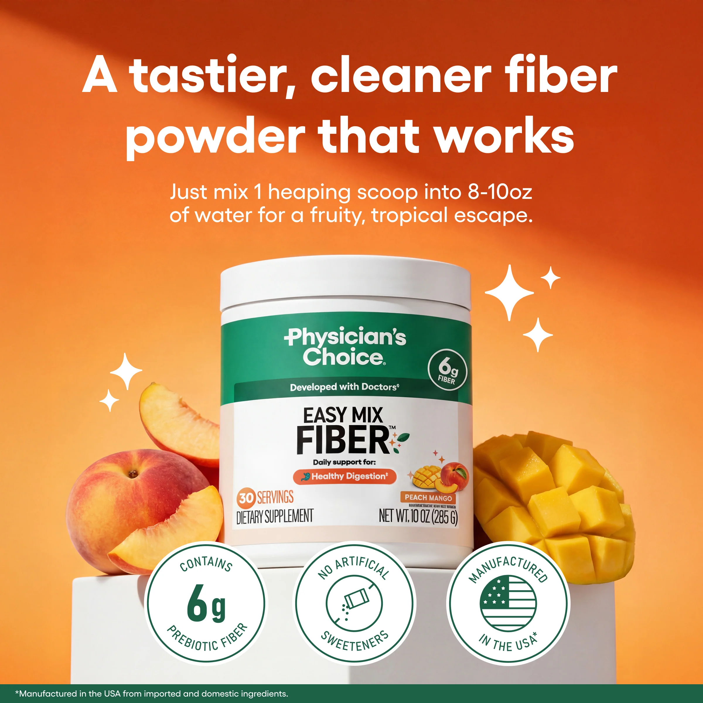 Easy Mix Fiber - Peach Mango - Image 2