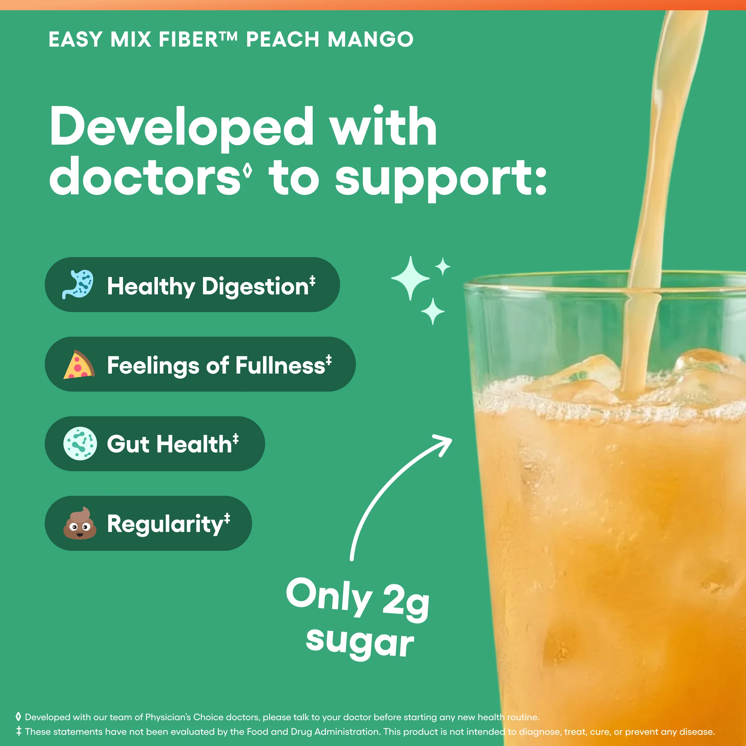 Easy Mix Fiber - Peach Mango - Image 4
