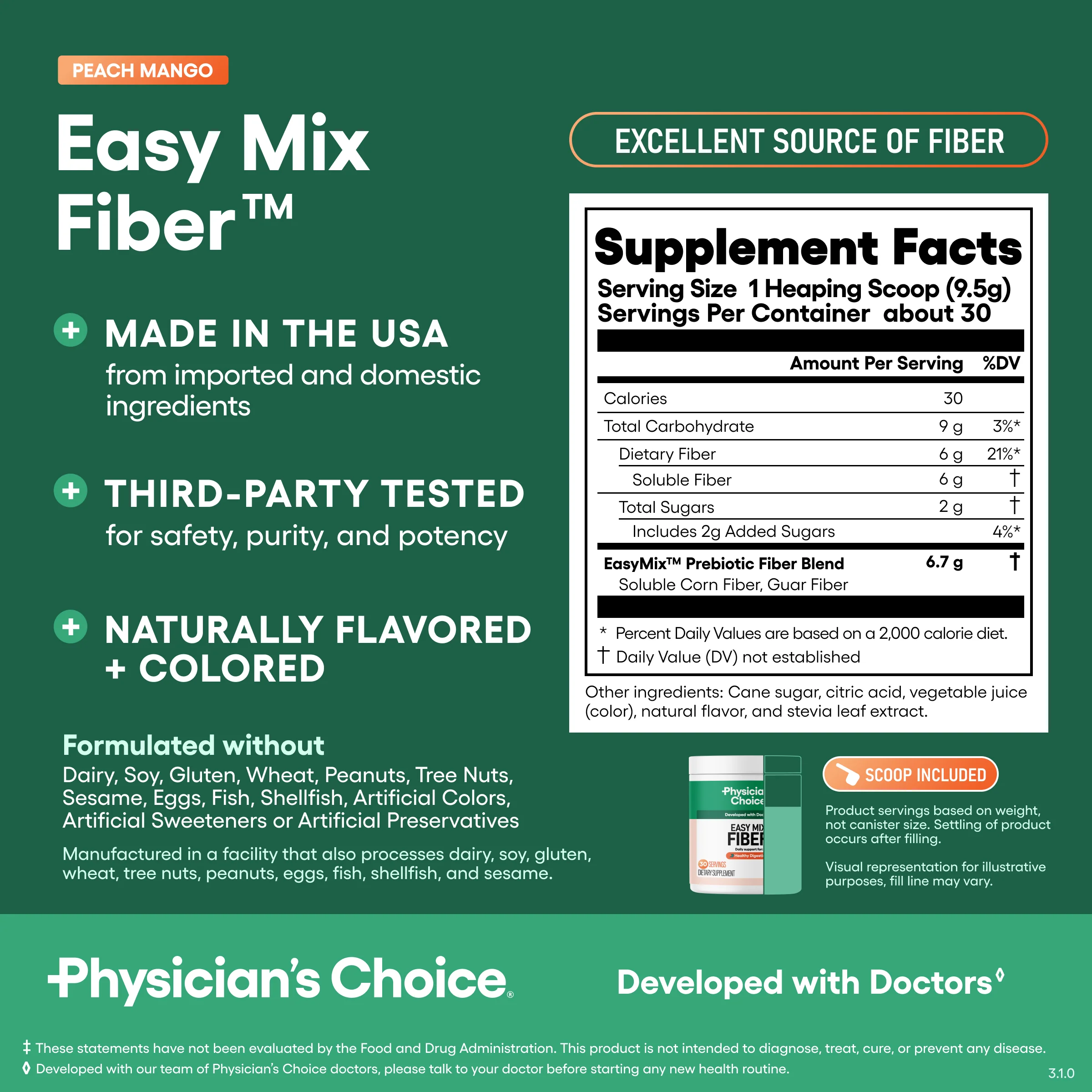 Easy Mix Fiber - Peach Mango - Image 6